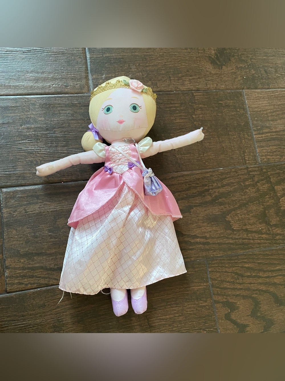 MOOSHKA MGA Princess Plush Doll Blonde Pink Fairy Tales Ballerina Zapf Creations